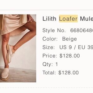Free People Lilith loafer Mules